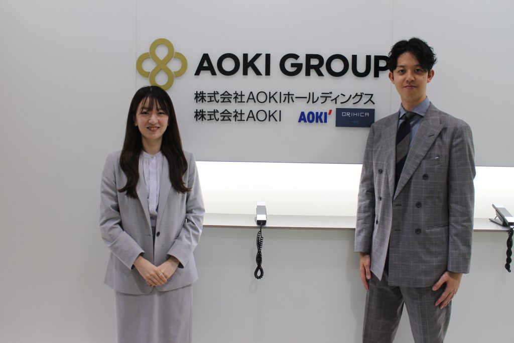 【デザイナー、販売促進担当者に聞きました。客に支持されるために意識していることは】悩みやニーズに寄り添う　媒体ごとの最適な発信で認知拡大AOKI販売促進　島本晃太郎さん、辰谷幸美さん